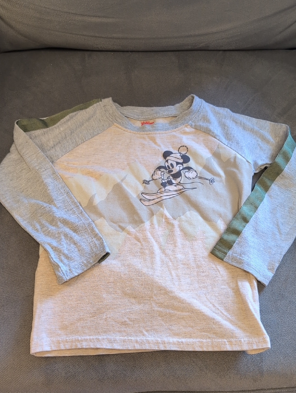 Disney Junior Long-Sleeve Mickey Ski Graphic Tee - 3T